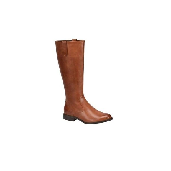 Born Shaunie NWB Sz 8.5 Wide Calf Brown Cognac Leather Knee High Boots - Picture 12 of 12